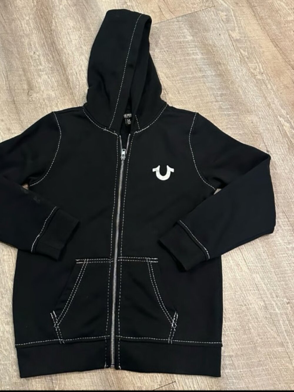 True Religion Women’s Full Zip Hooded Jacket Size XL